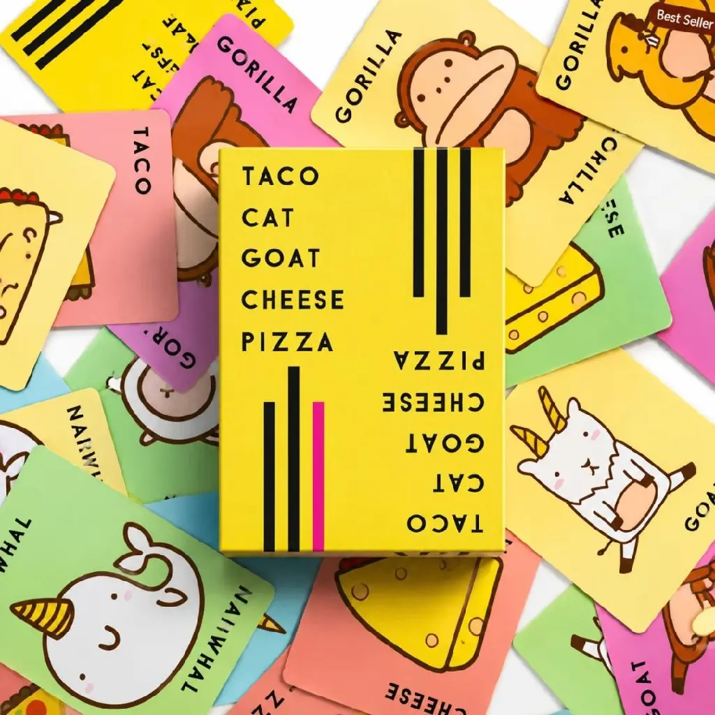 TACO CAT GOAT CHEESE PIZZA DECKATHON GAMES