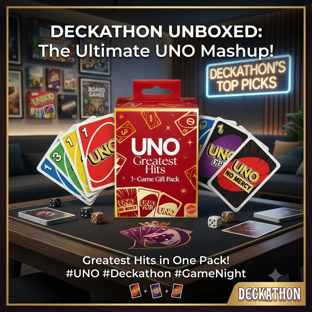 UNO 3 game gift pack Deckathon