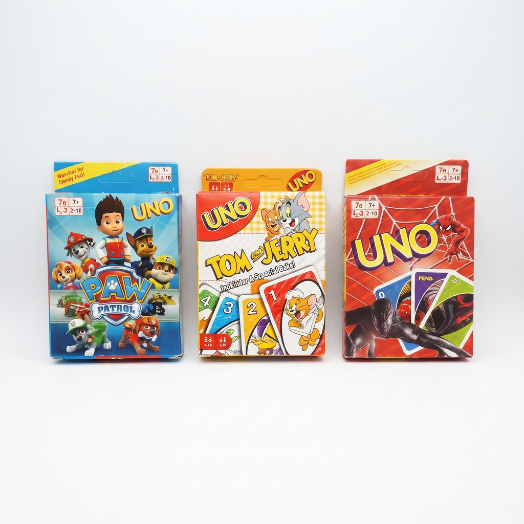 [Card Game] UNO KIDS PRINT (Assorted Cartoons packs)