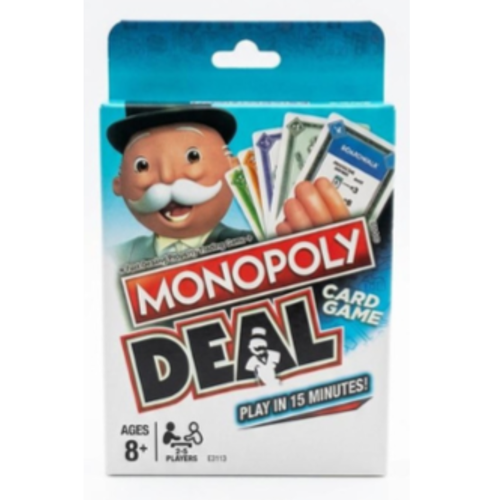 Monopoly Deal Card Game – Classic White Box Edition
