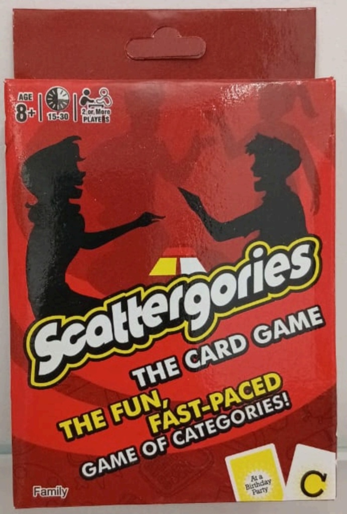 [Card Game] SCATTERGORIES CARD