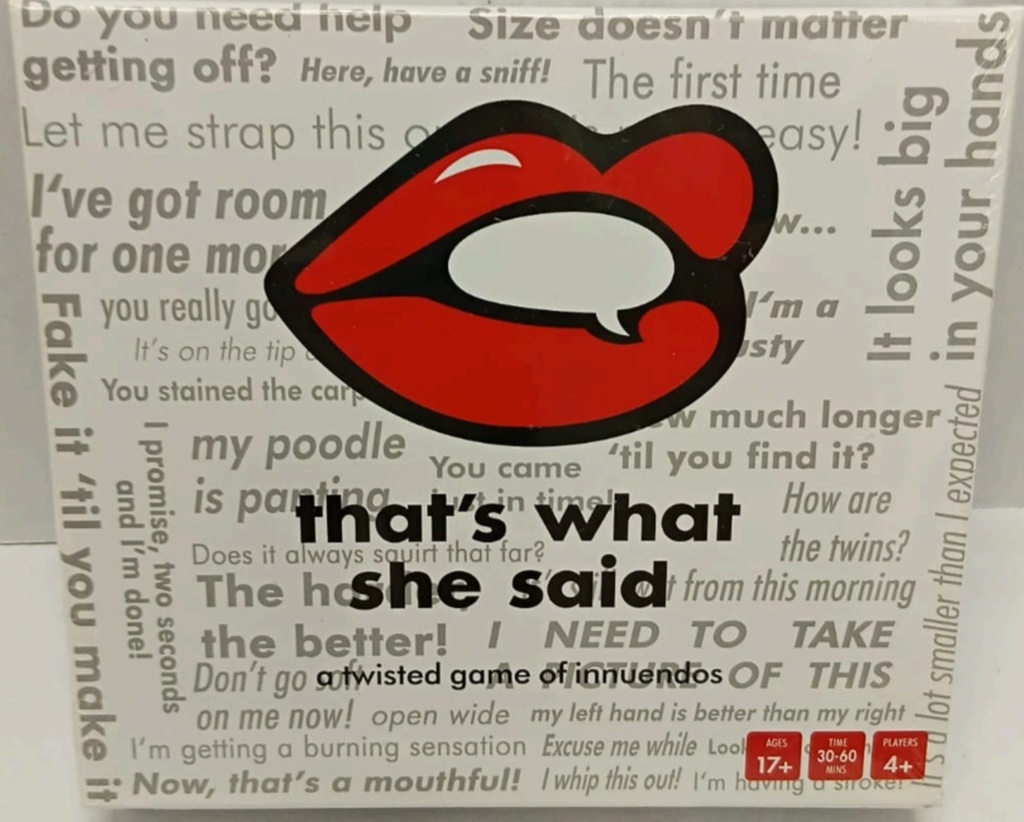 [Card Game] THAT'S WHAT SHE SAID