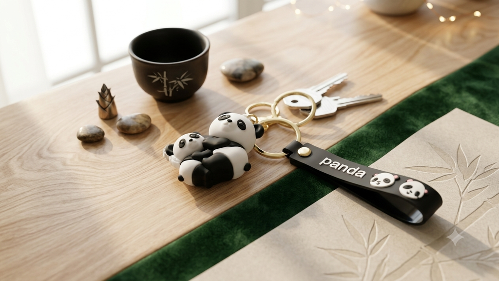 The Panda Keychain