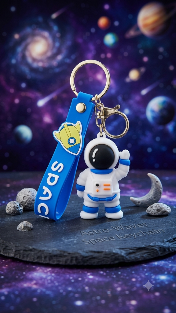 Space Man Keychain