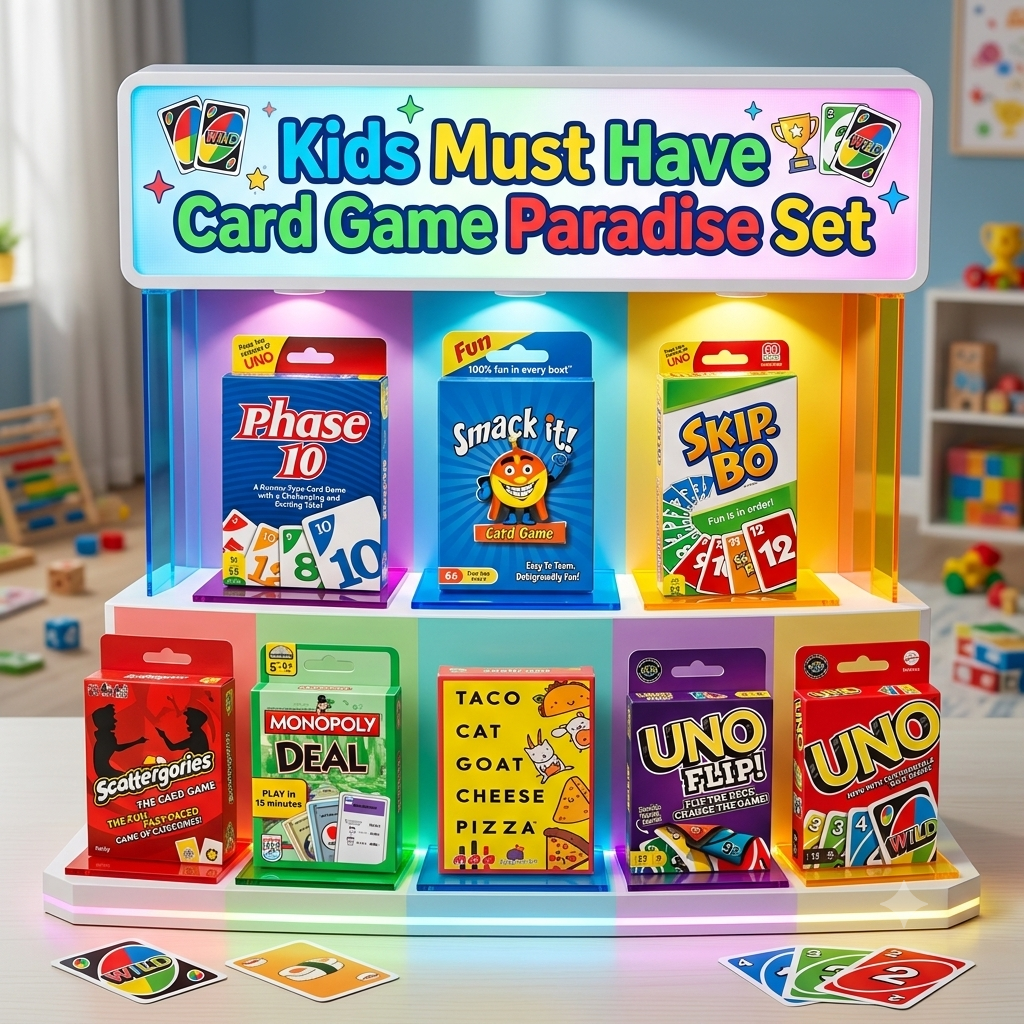[COMBO-KIDS-PARADISE] Kids Must Have Card Games Paradise Set!